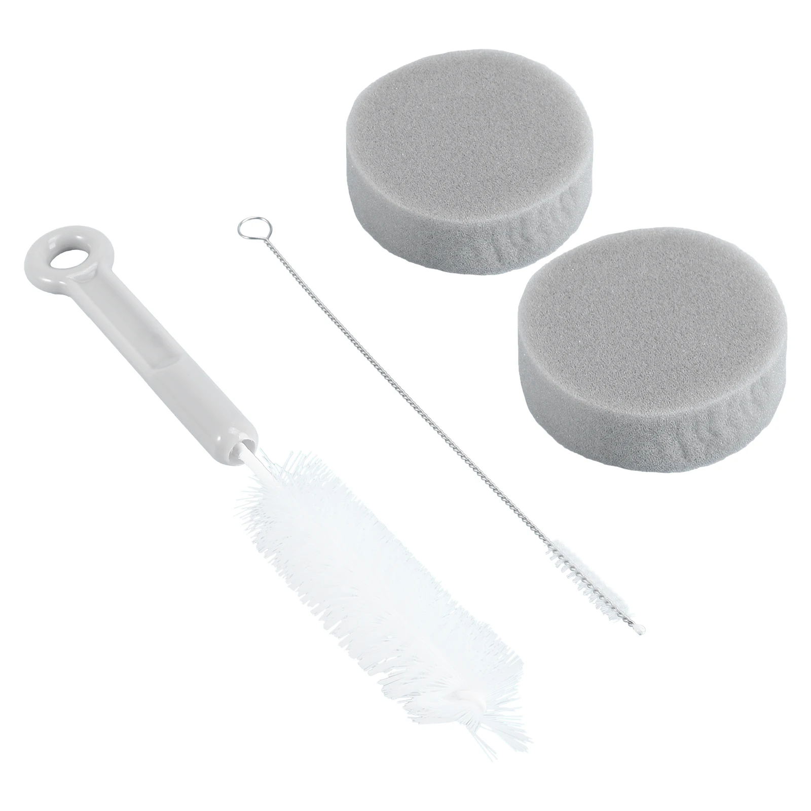 

1 set 1 Set Pet Bowl Clean Tools Water Fountain Feeder Cleaner Long Handle Sponge For Cat Dog Dispenser Gray 120Characters