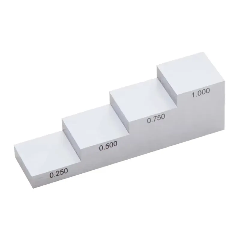 0.25-1 Inch Ultra-sonic Thickness Gauge Linear Calibration Block