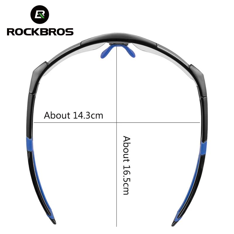 ROCKBROS Bike Glasses Photochromic Lens Sun Protect Bicycle Eyewear Sunglasses Outdoor Sports MTB Road Goggles Cycling Glasses