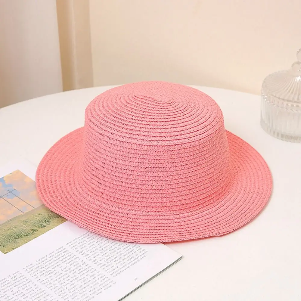 Men Women Natural Panama Hat New 10 Colors UV Protection Straw Hat Sun Protection Hat Summer Fashion Wear