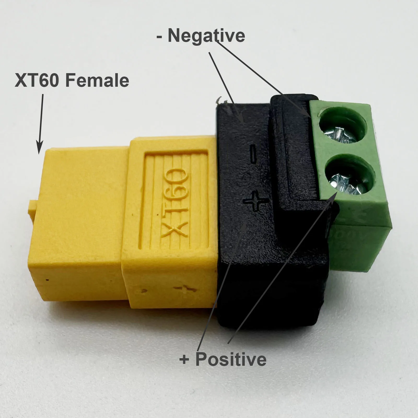XT60 Female to 2 Pin Terminal Quick Connect Adapter Solderless Charging Connector for Drone, FPV, Balance Charger, LiPo Battery - Image 4