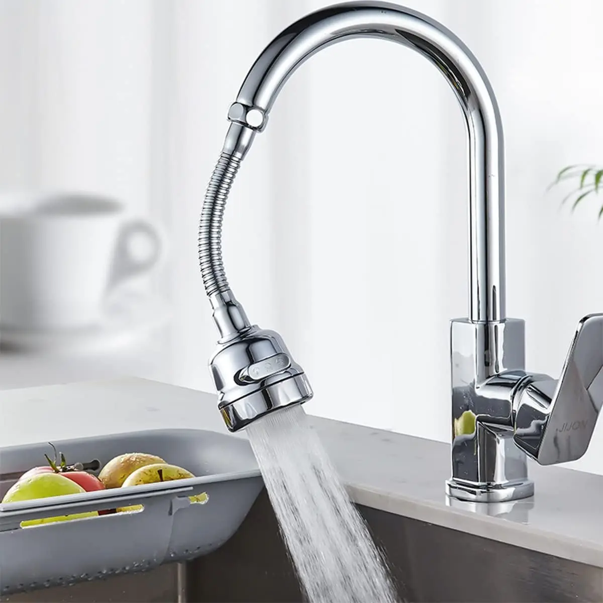 

Kitchen Faucet Sprayer Attachment 360° Rotatable Nozzle with 3 Spray Modes for Sink, Easy Install Adapter