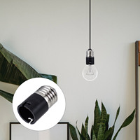 Light Bulb Adapter E27 to B22 Socket Converter Lamp Base Holder Compact Design for Home Garage Porch Security Camera Holiday