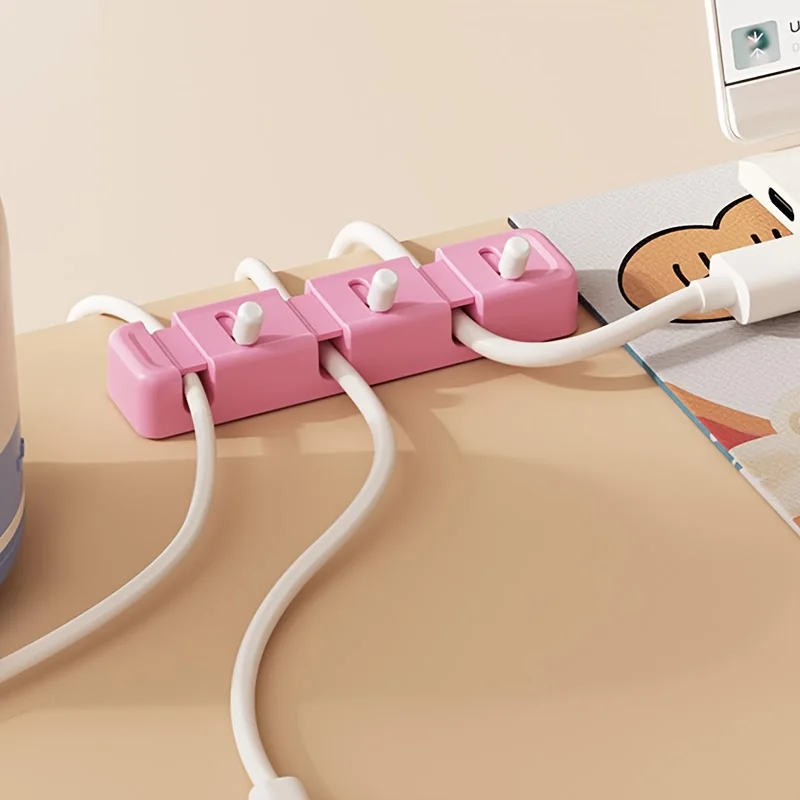 Picture 6: Desktop Data Cable Holder Toggle Snap No Trace Alignment Fixed Cable Data Cable Organizer