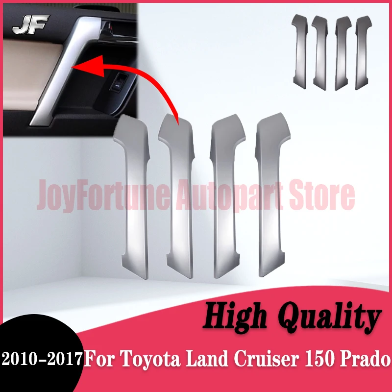 

2 пары для Toyota 150 2010-2017, салон автомобиля, передняя и задняя дверная ручка, декоративная накладка для Land 150, Cruiser 150, Prado