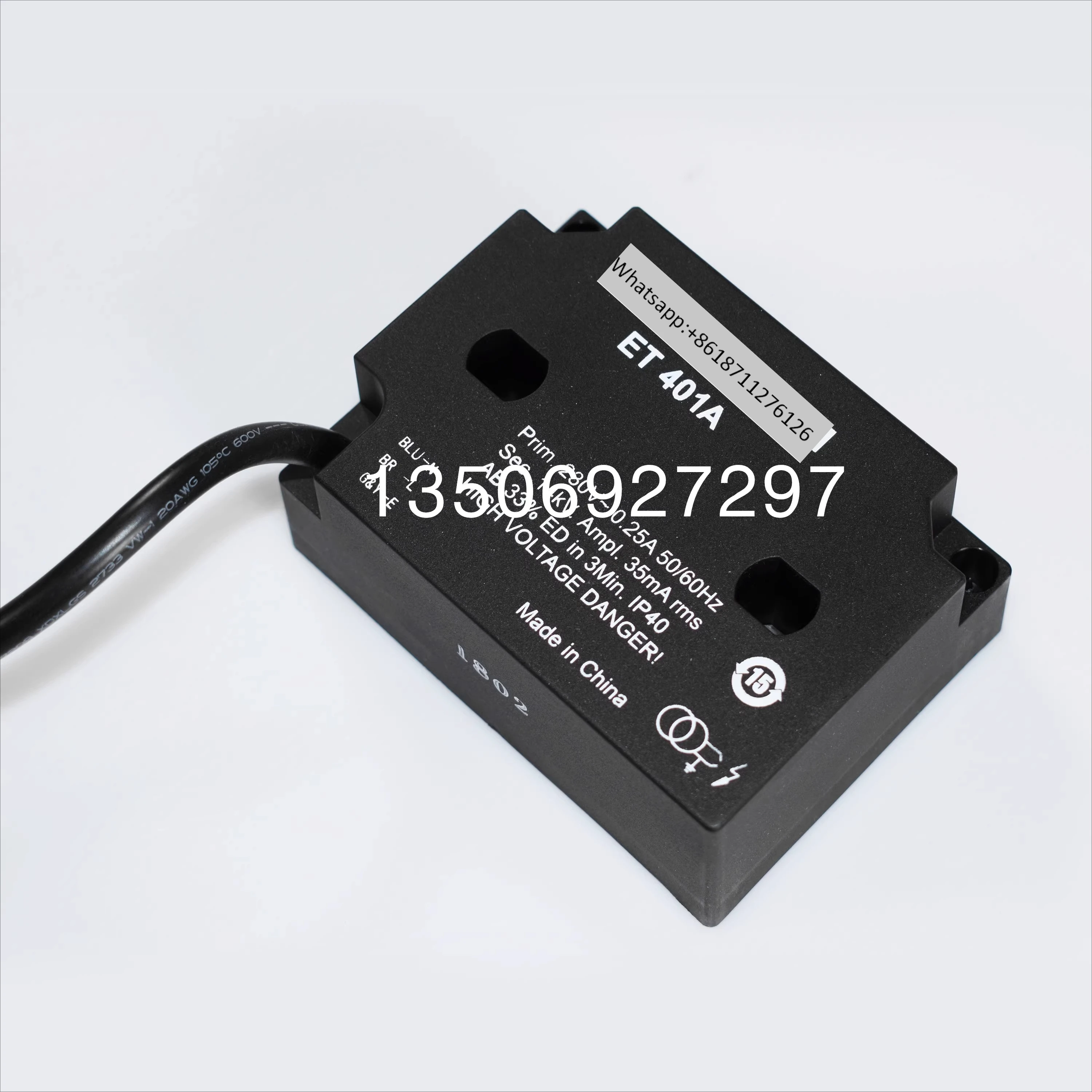 

Пакет высокого напряжения зажигания ET401A Трансформатор зажигания высокого напряжения с переменной частотой вместо ET401