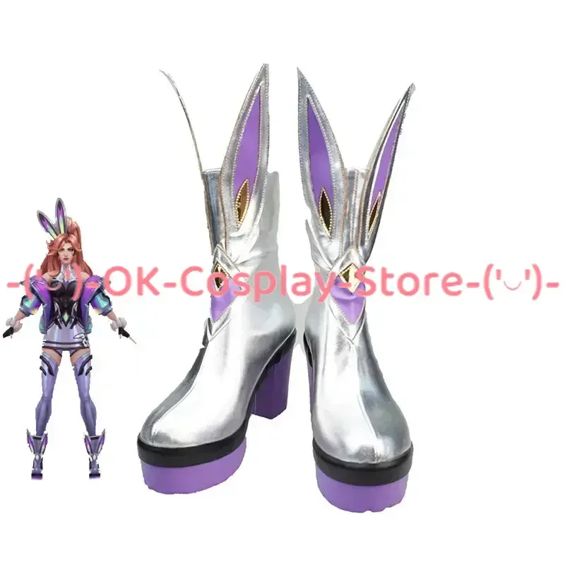 The Bounty Hunter Miss Fortune Cosplay Shoes Game LOL Cosplay Prop Halloween Carnival Boots Custom Made