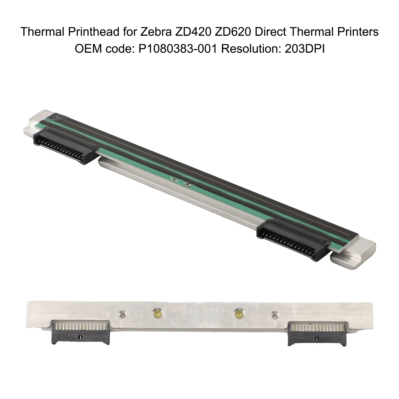 

1 шт., сменная печатающая головка для принтера Zebra ZD420 ZD620 203dpi P1080383-001