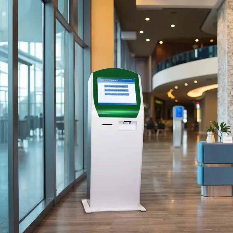 Queue Machine Queue Management System Kiosk Number Calling Kiosk With Ticket Dispenser for Bank/Hospital/Government