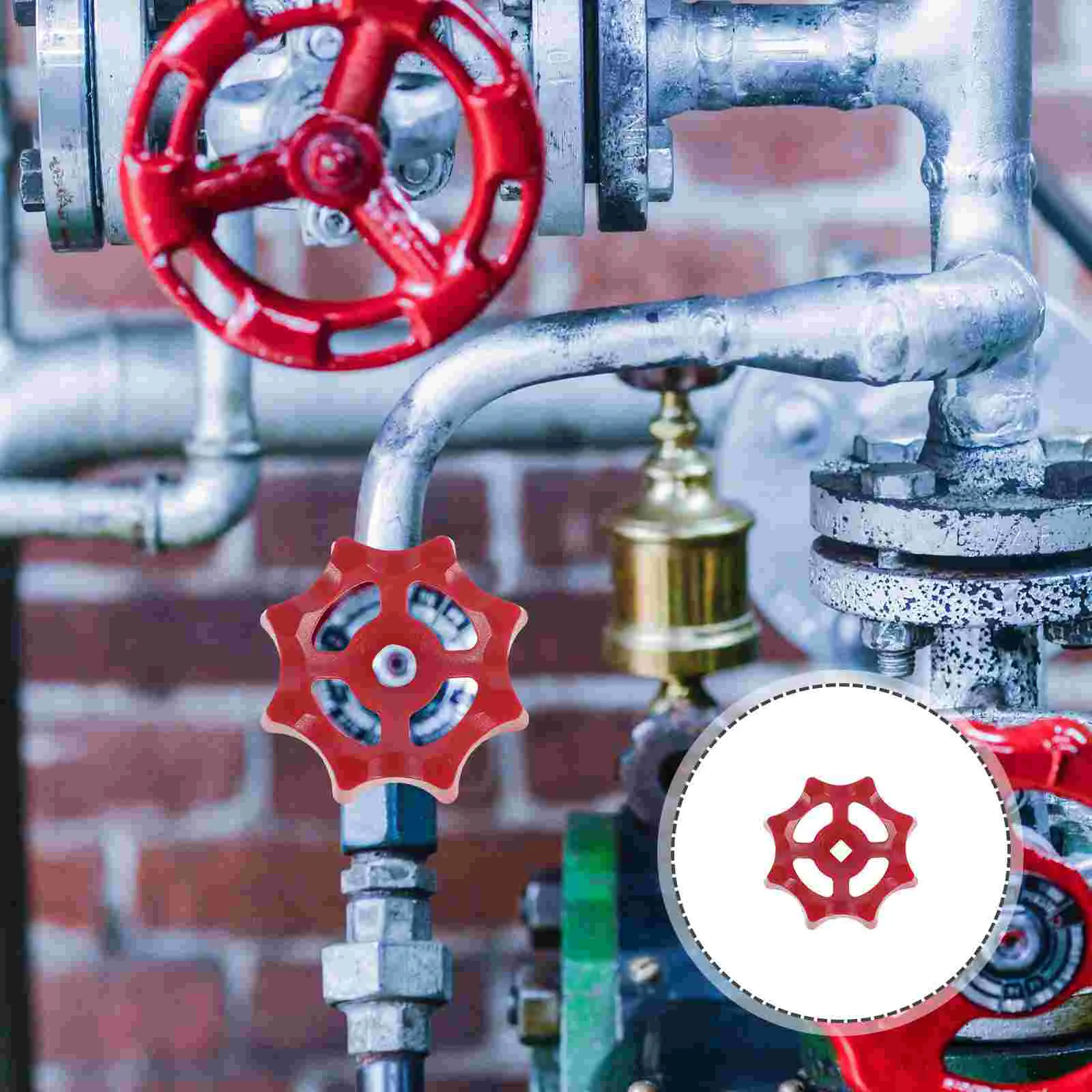 Door Knob Gas Handle Replacement Wheel Faucet Shutoff Fitting Shower Accessories