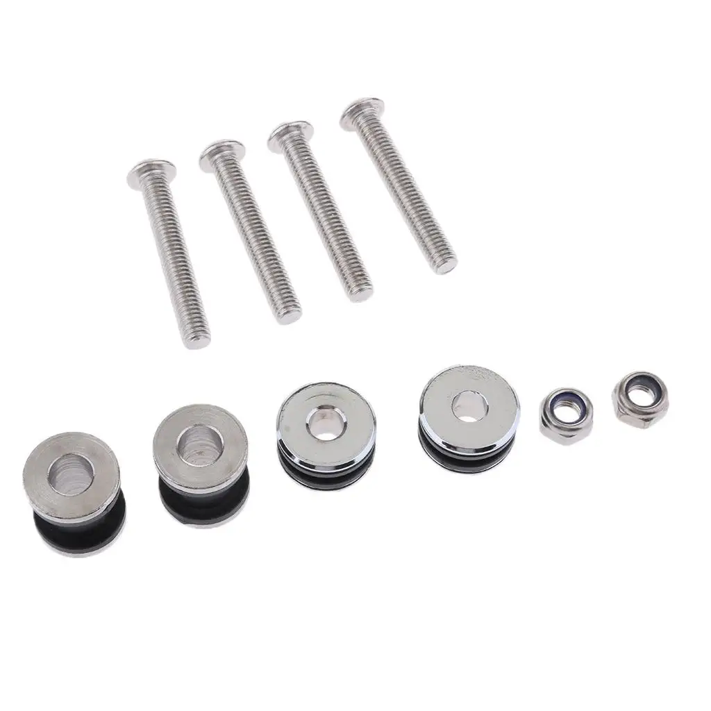 Back Rest Docking Hardware Kit Metal Construction Sports Car Headrest Compatible for Harley XL Models 04 Later