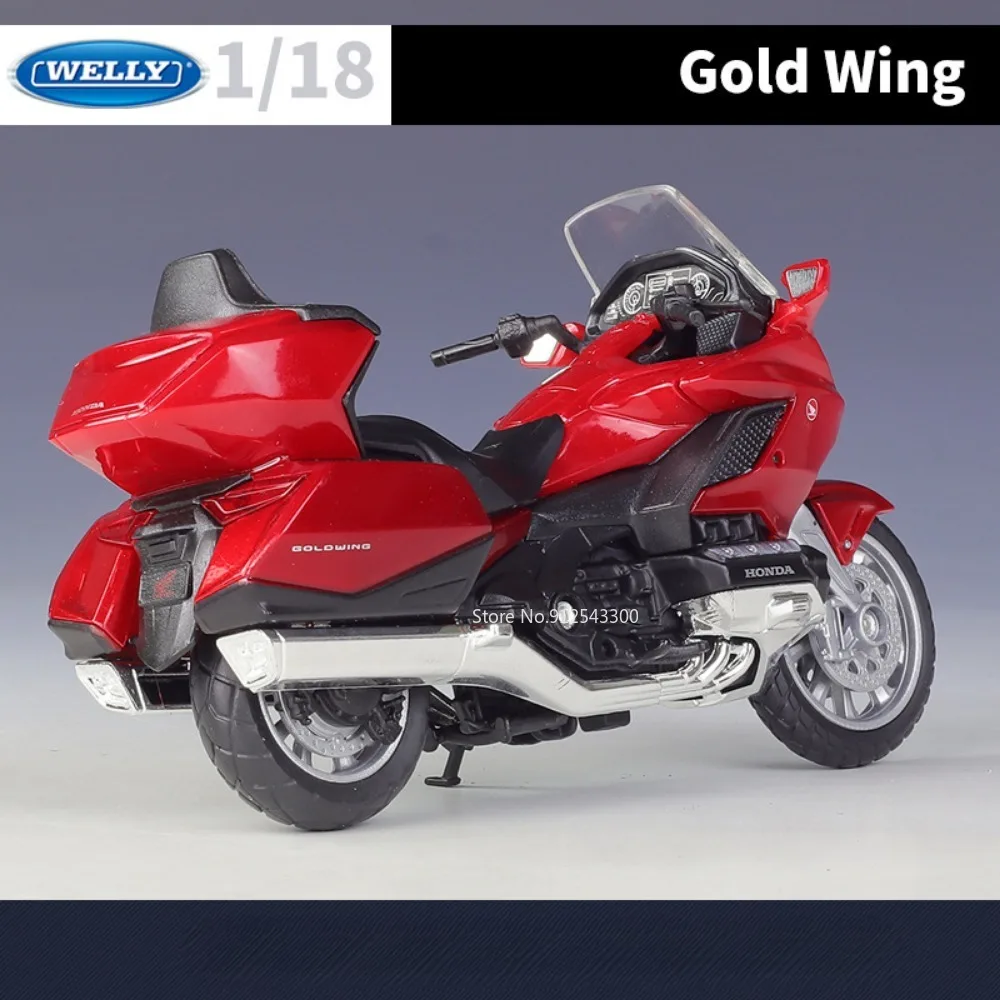 1/18 2020 HONDA GOLD WING Toy Motorcycle Model Alloy Diecast Simulation Static Model Motorcyle Toy Boys Birthday Gifts Souvenirs