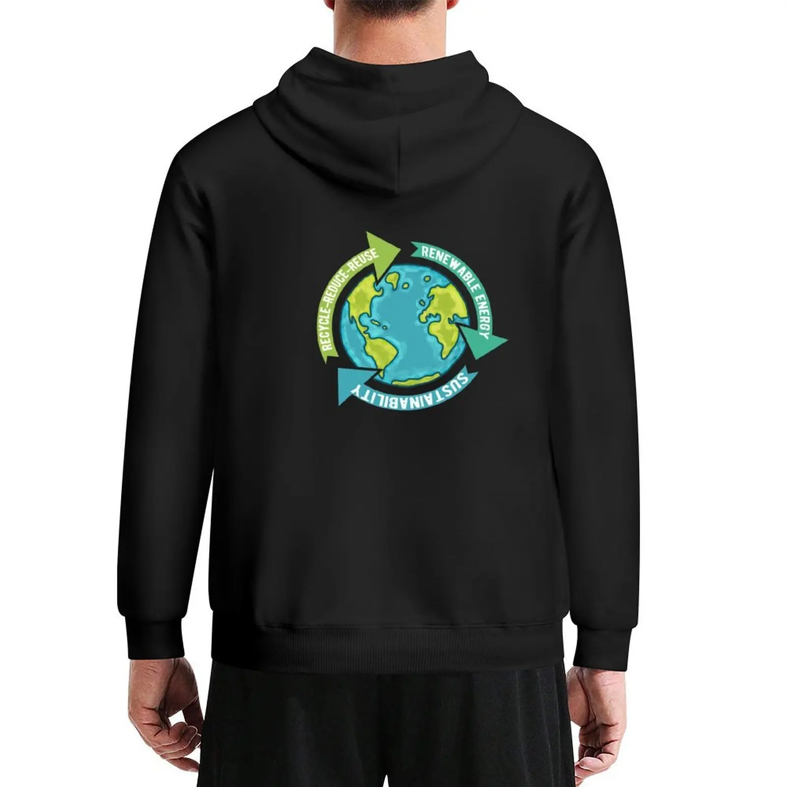 

Earth Sustainability Hoodie clothes for men men clothes autumn fashion men hoodie streetwear