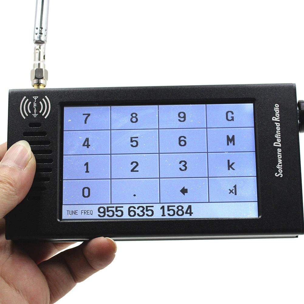 Portable forDSP Shortwave Radio Receiver 100kHz 149MHz FM SSB CW WFM 4 point 3 inch IPS Screen ForSMA Antenna USB C Charging