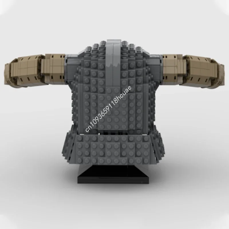 607 pièces MOC Skyrimss - Blocs de construction Casque en fer, pour l'expression créative de Noël, DIY, parfait pour les projets personnalisés, cadeau idéal