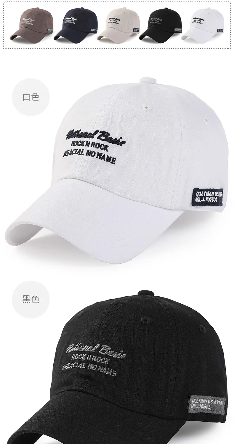 Übergroße Baseballkappe aus 100 % Baumwolle, XXL-Hüte mit großem Kopf für Männer, Hüte mit großem Kopf, Papa-Mütze, verstellbar, 56–63 cm – Detail 4