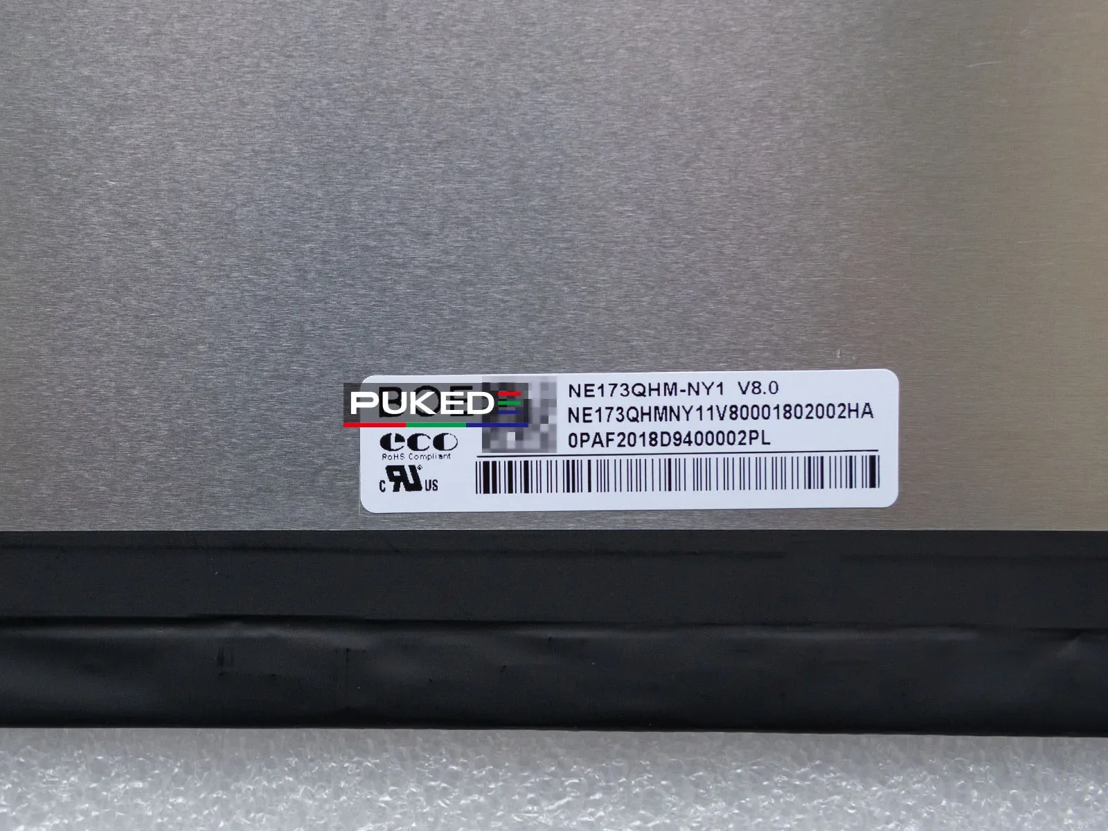 17.3'' 165HZ QHD Laptop LCD Screen NE173QHM-NY1 NE173QHM-NY3 2560x1440 100% DCI-P3 EDP 40pins Display Matrix New Replacement