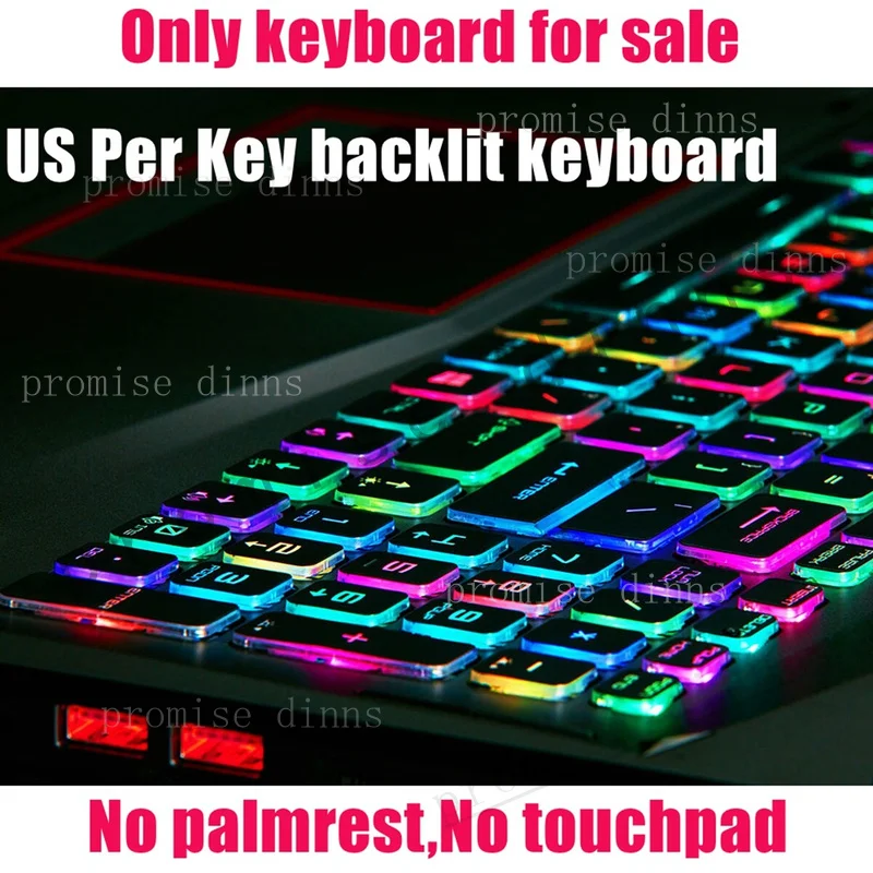 Клавиатура с подсветкой M US для MSI MS-16P7/GL63 8SEK/GL63 8SDK/GL63 9SEK/GL63 9SDK