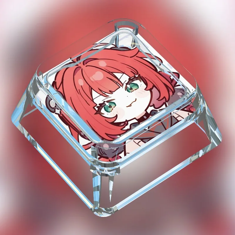 Single Cartoon ESC Keycap Fubo Youye Anime Game Zenless Zone Zero Cross-axis Mechanical Keyboard PC Translucent Keycap Toy Gift