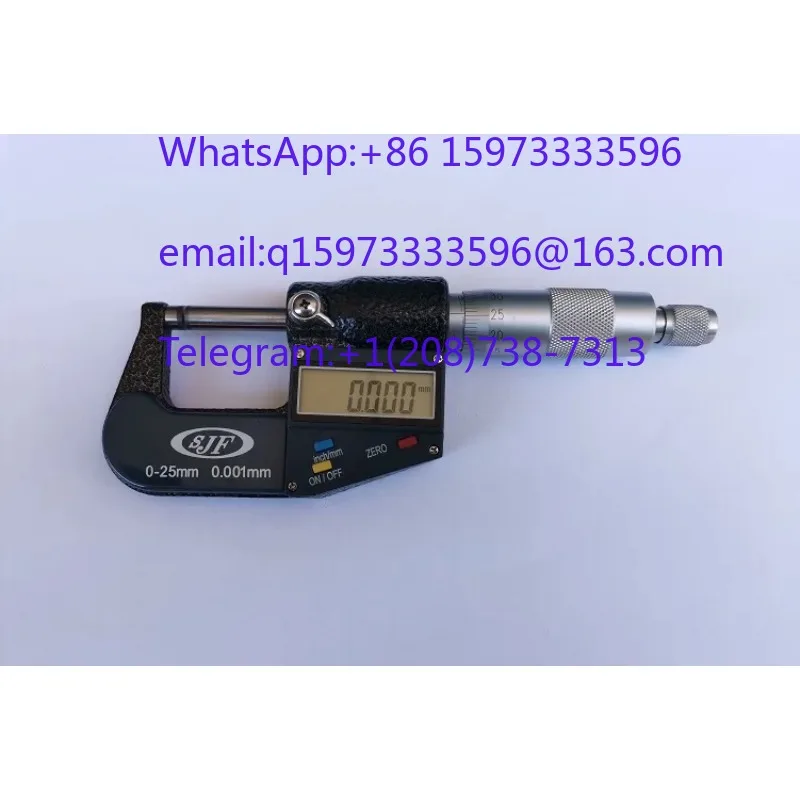 Electronic Blade Micrometer 0-25mm Digital Display 0.001mm Precision 0.4mm 0.7mm Thick Edge Caliper
