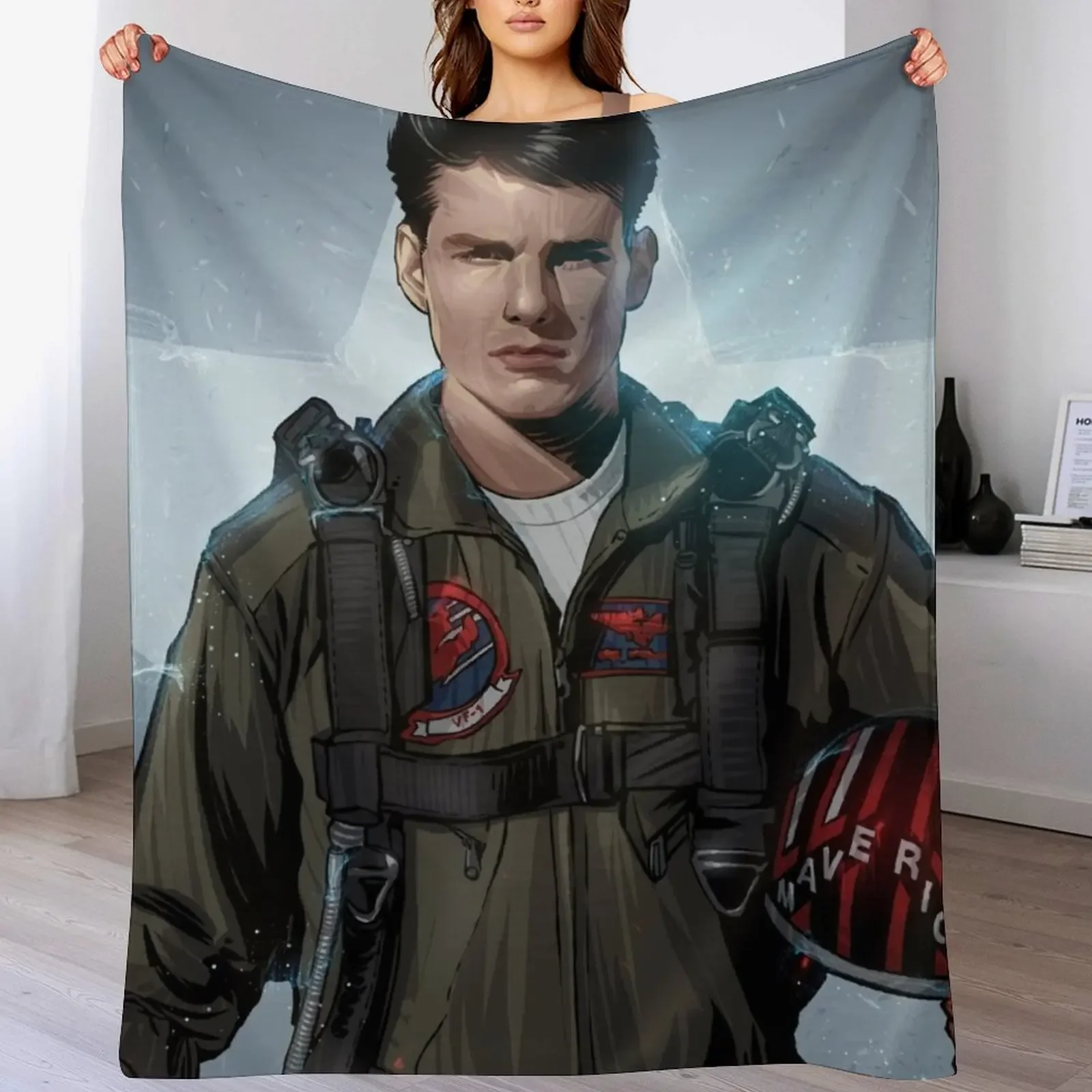 TOP GUN Throw Blanket Giant Sofa Decorative Sofas Blankets