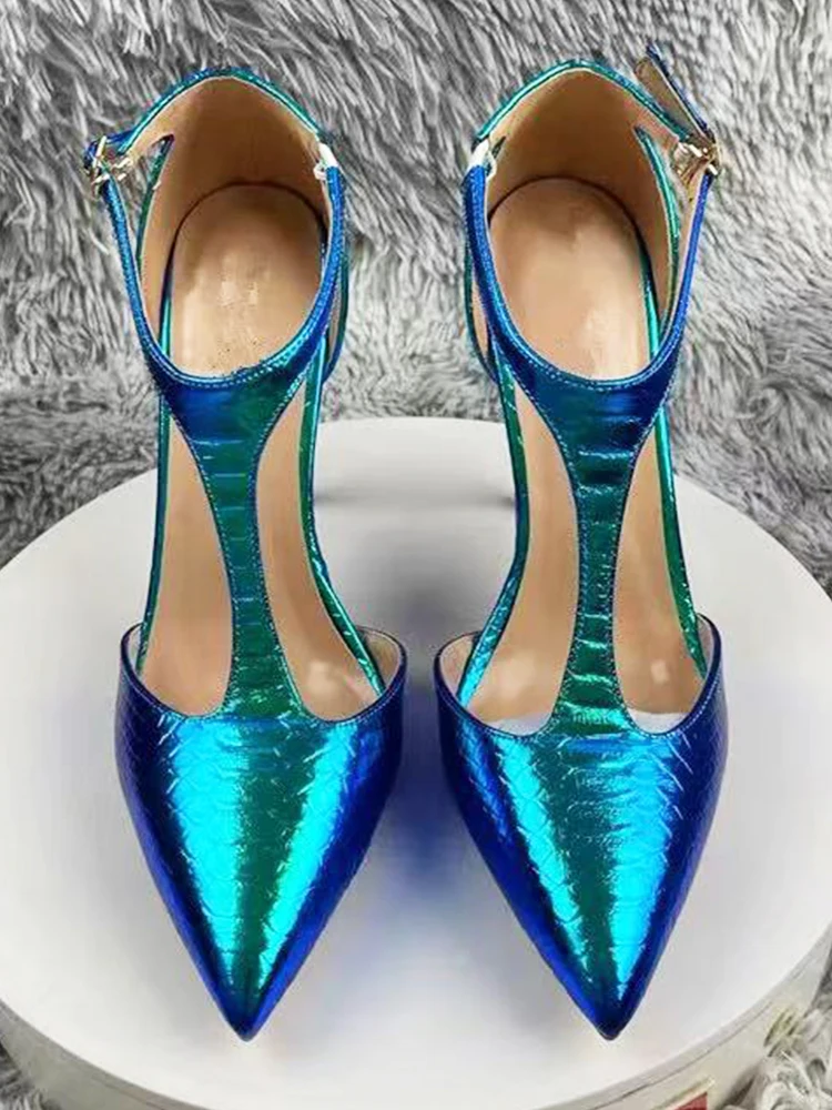 

Фиолетовые босоножки на каблуке для женщин, роскошные вечерние элегантные модельные туфли, летние сексуальные сандалии с острым носком, женские туфли на шпильке 8 см, 10 см, 12 см