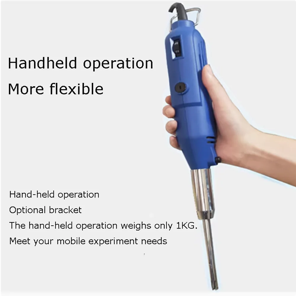 Handheld Homogenizer with 10mm Probe 8000-35000rpm Adjustable Speed Lab Mixer for   Mixing Sample Processing