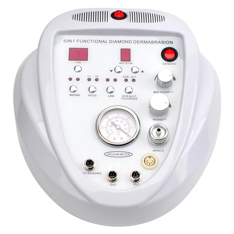 Home Use Microdermabrasion Machine Diamond Skin Scrubber 5 In 1