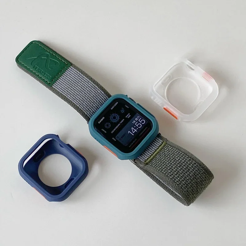 New Case for Apple Watch 40MM 41MM 44MM 45MM TPU Scratch Proof Cover Bumper iWatch Series 9 8 7 6 SE 5 4 Universal Accessories