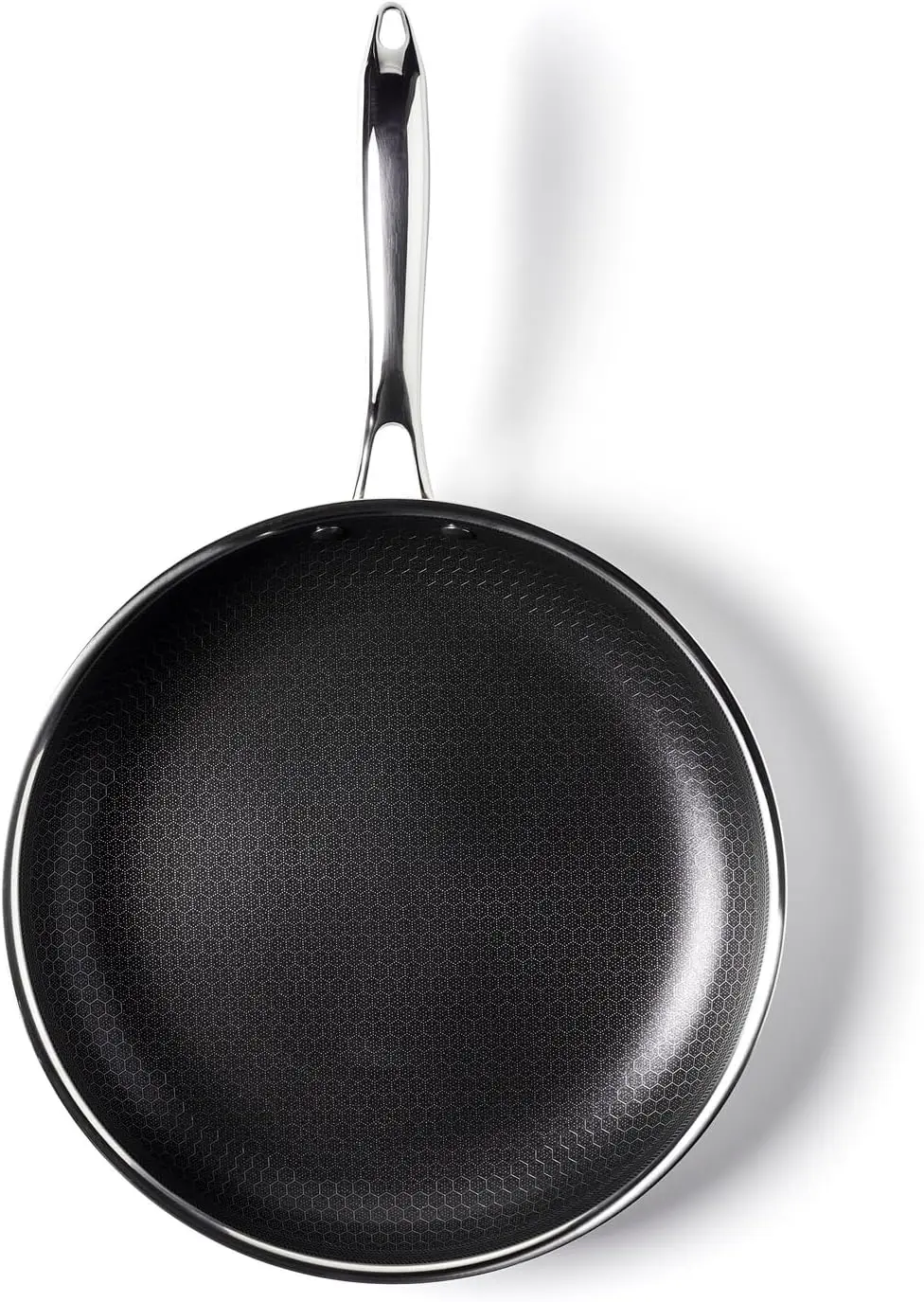 Hybrid Nonstick 6-Piece Fry Pan Set, 8, 10 and 12-Inch Frying Pans with Tempered Glass Lids,