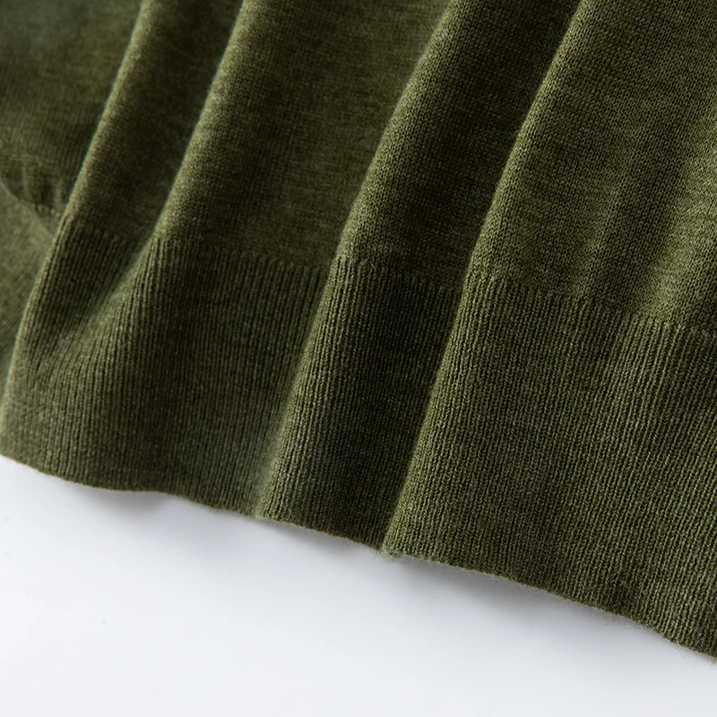 WinvyNee Women Worsted Wool Crew Neck Plain Short Sleeve Pullover Spring Autumn Classic Chic Lightweight Basic Staple A1757021A image 5