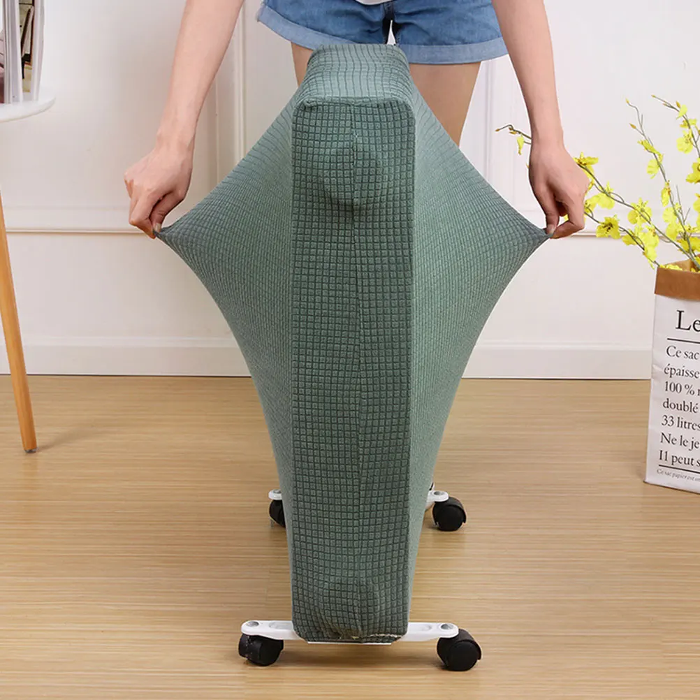 

Washable Radiator Cover Indoor Heater Dust Cover Electric Radiators Olive Green Home Protective Breathing Fabric Easy Clean Long