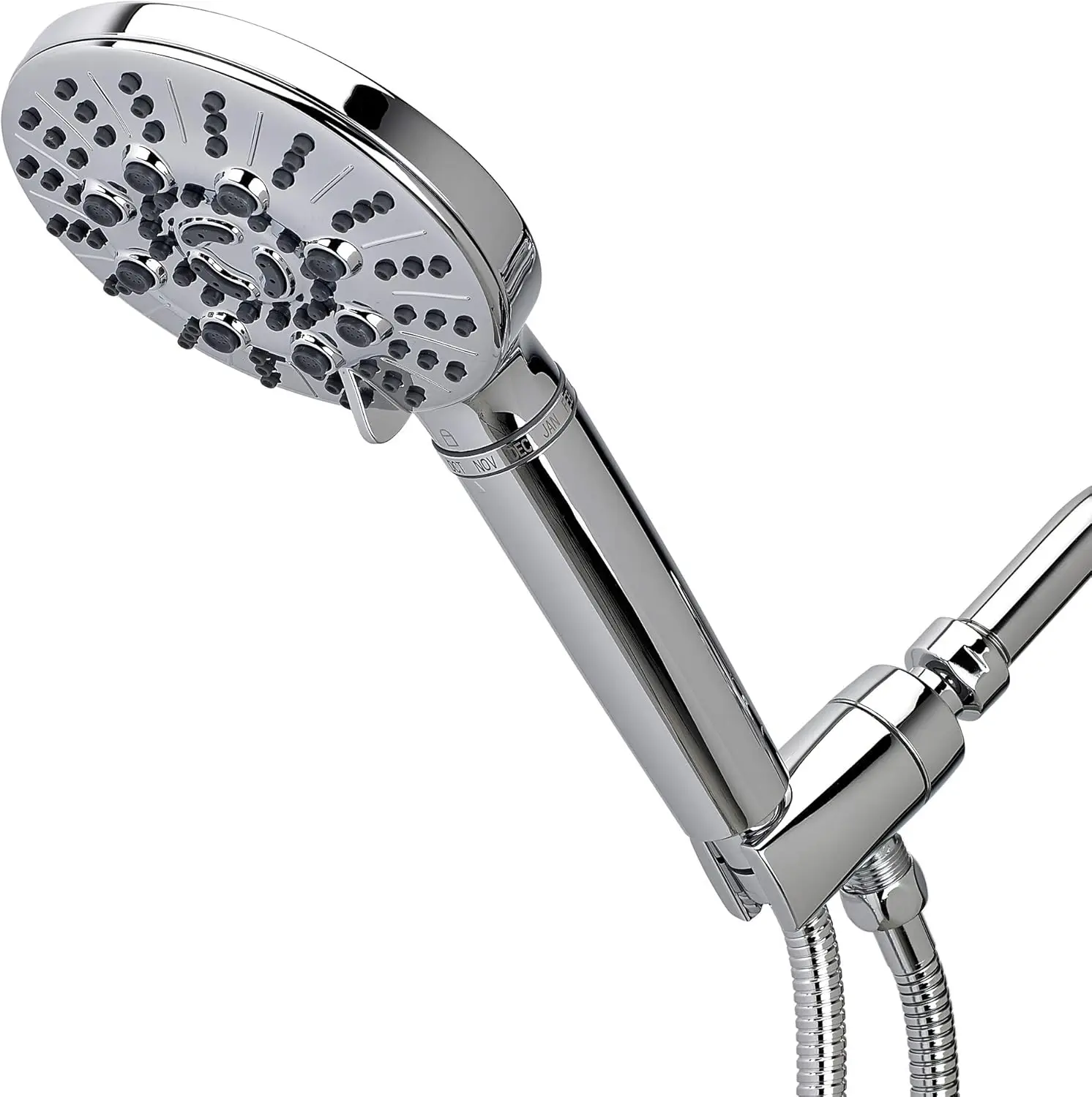 

7-Setting Hand Held Filtered Shower Handle, Chrome, 1.75 GPM, Replaceable Filter
