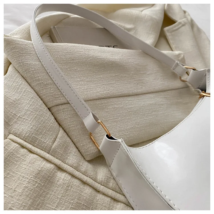 Neue, schlichte, lässige Damen-Unterarmtasche, ausländische Textur, kleine quadratische Handtasche, modische, vielseitige Umhängetasche für Pendler – Detail 25