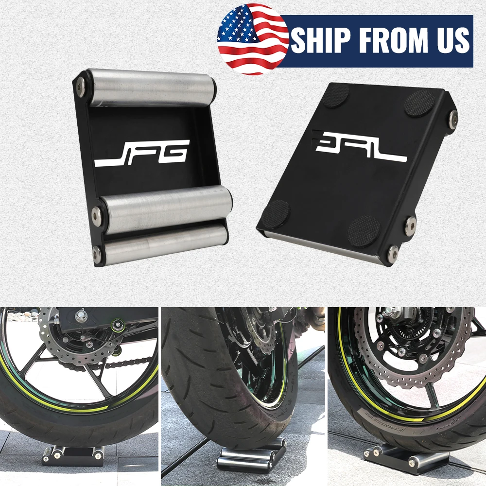 

Универсальная подставка для чистки шин мотоцикла, портативный держатель для мойки шин, прочный роликовый подъемник для KTM Kawasaki Suzuki