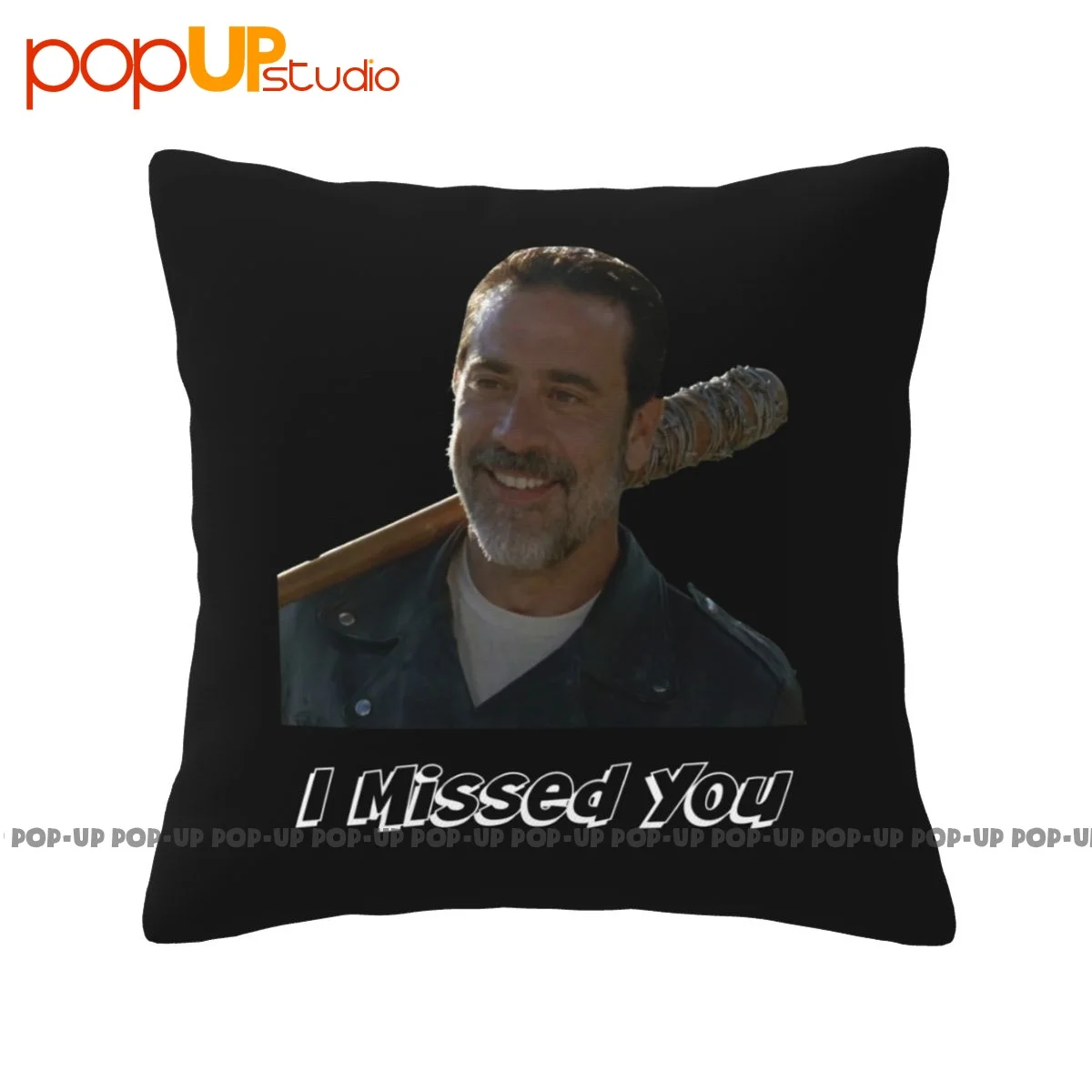 Пользовательская наволочка Negan I Miss You The Ходячие мертвецы Джеффри Дин Морган наволочка Моющаяся