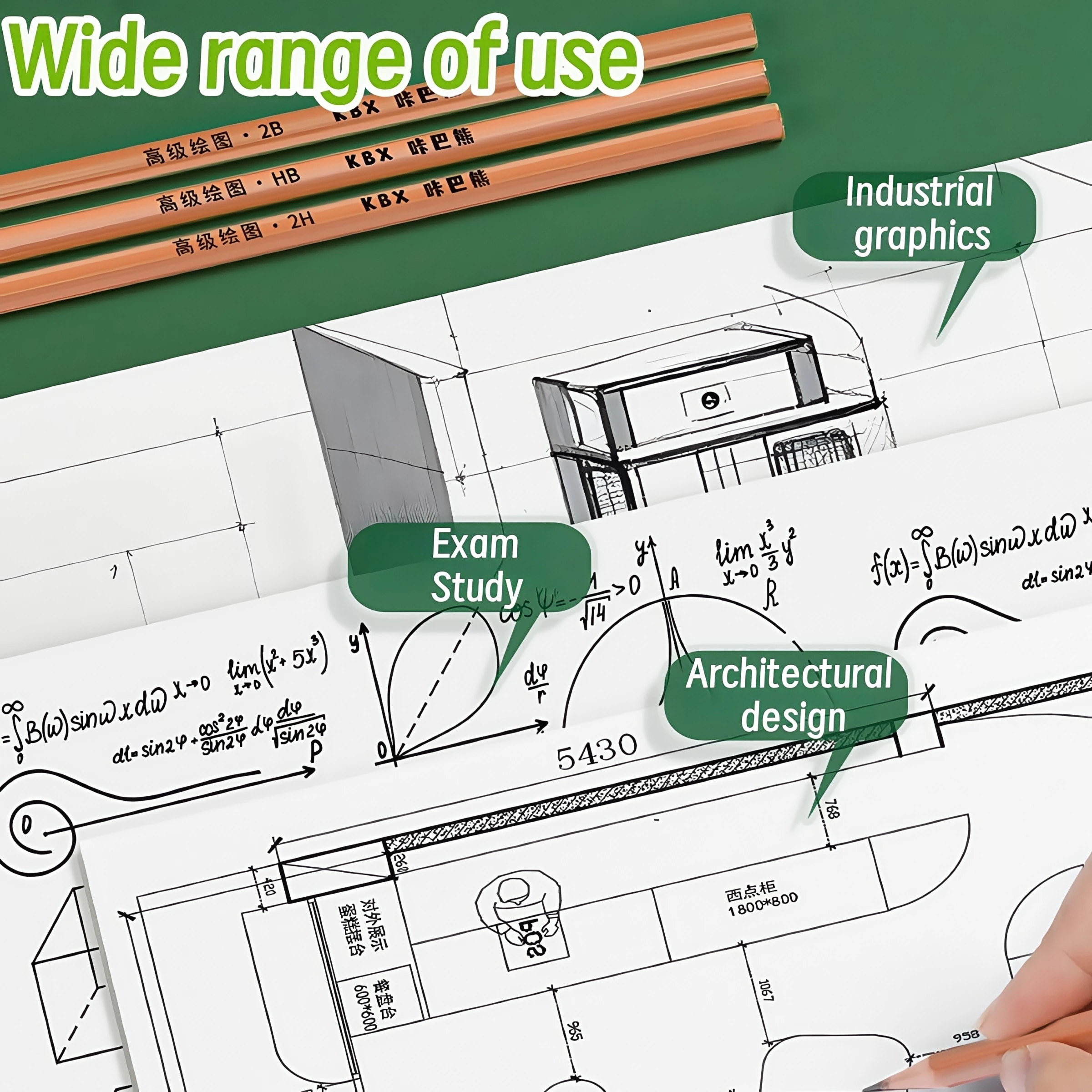 Premium Drawing Tool Set, Stainless Steel, Precision Tools, CAD, Multi-Function Measurement for School Drawing Measurement