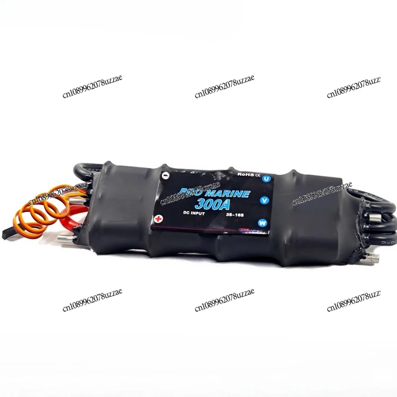 300A High Voltage Electric Regulator Supports 16S Marine Water-cooled Electronic Governor, Matching 56 Motors