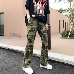 2023 Y2K Streetwear Camouflage Baggy Tracksuit Cargo Pants Men Clothing Sweatpants Male Joggers Casual Long Trousers Moda Hombre