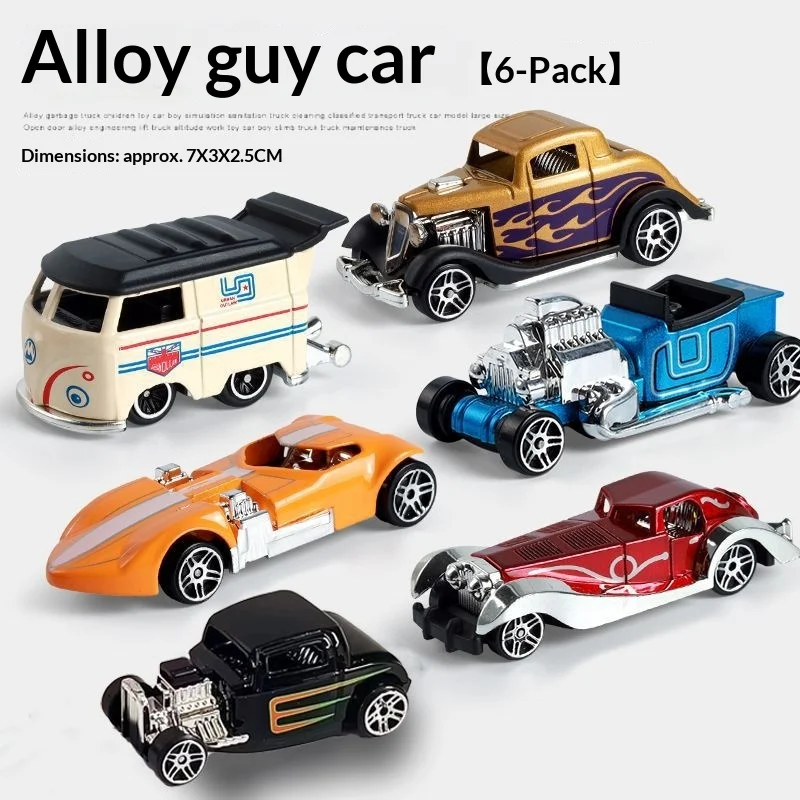 

Высококачественная модель ретро-автомобиля из сплава 1:64, классический литой автомобиль, набор аксессуаров — идеальный подарок на день рождения для мальчиков и детей.