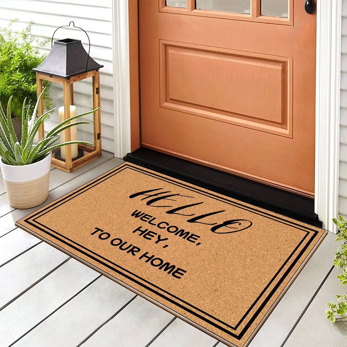 Luxury Welcome Entrance Door Mat Outdoor Front Doormat Room Rugs  Hallway Mats Home Decor For Living Room Washable