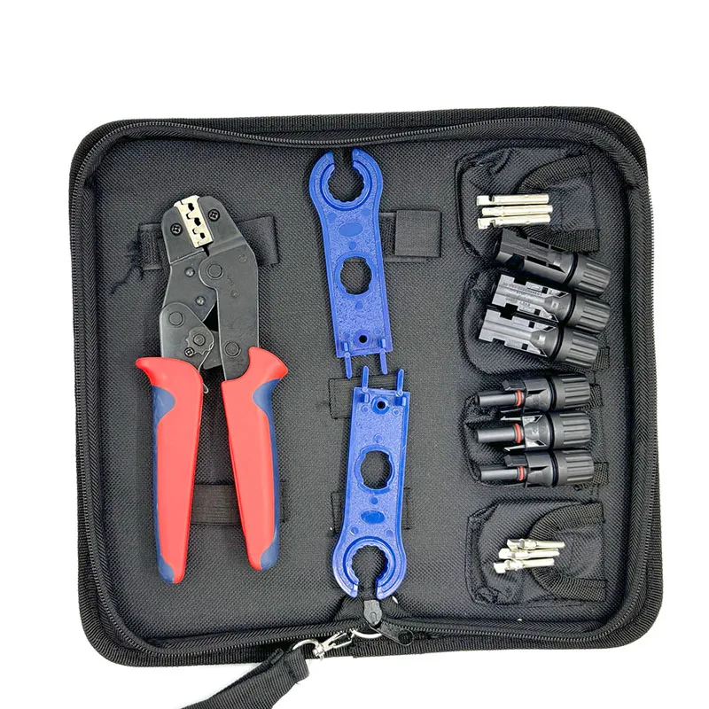 

Solar Crimping Tool Kit For Photovoltaic Cable Connector Mini Hand Crimping Set SN-2546B