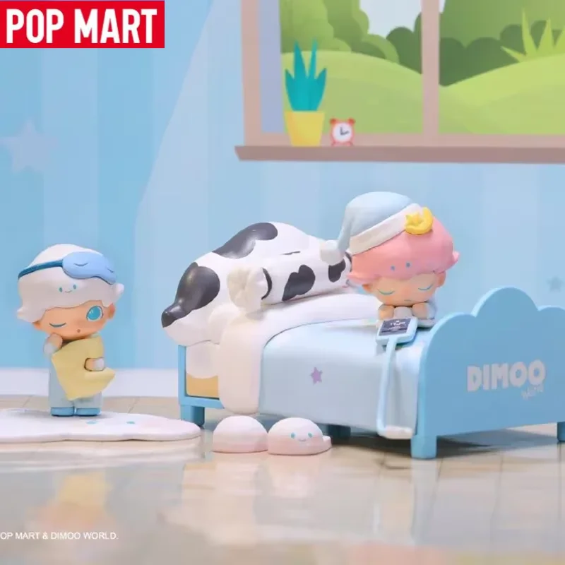 

POP MART Dimoo Home Body Series Prop слепая коробка Mystery Box игрушки куклы милые аниме фигурки настольные украшения коллекция подарок девушке