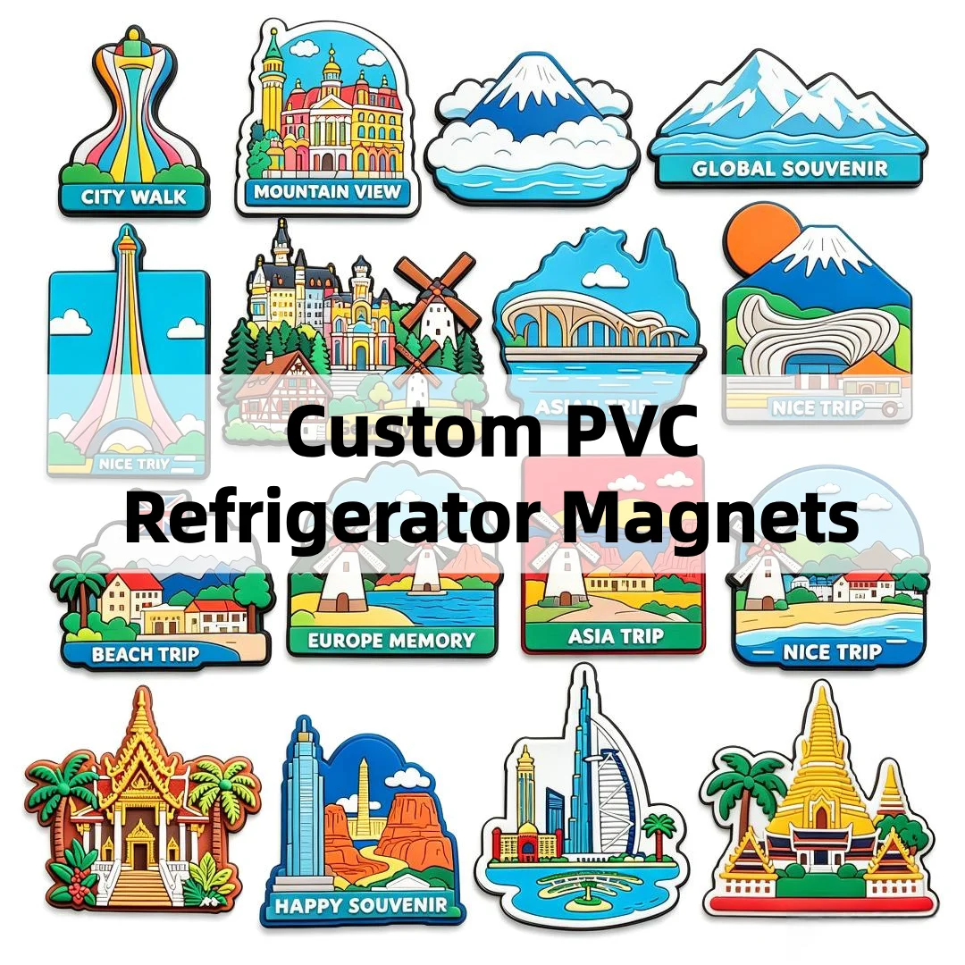 Custom Refrigerator Magnets Promotional Souvenir Eco‑Friendly PVC Refrigerator Magnets Custom Cartoon
