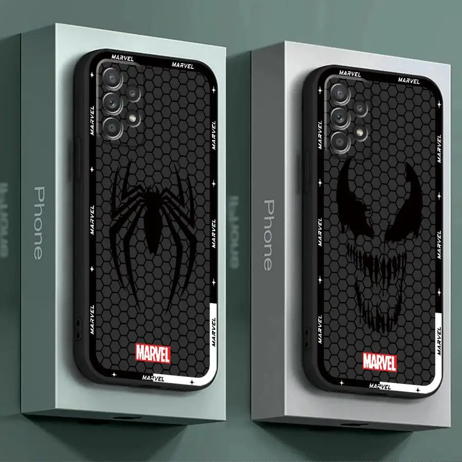 Marvel Sipiderman phone Case for Galaxy A51 A52 A71 A72 4G 5G A52s A53 A54 A55 A73 5G A21s A31 A41 A16 5G A50 A50s A70 A70s