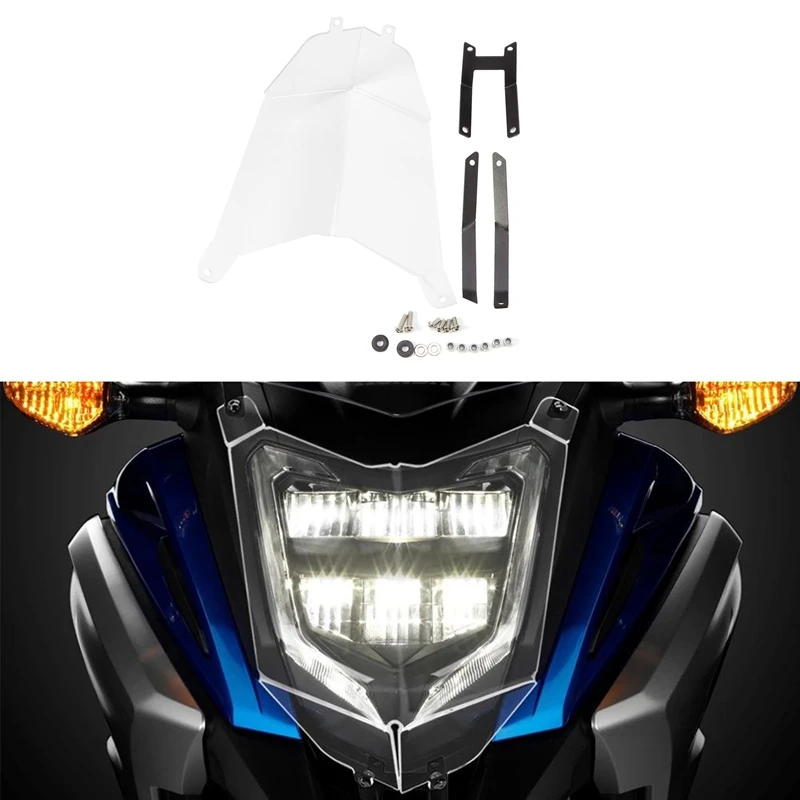 

Motorcycle Headlight Protector Guard For Honda NC750X NC 750 X 750X 2016-2020 Transparent Head Light Cover