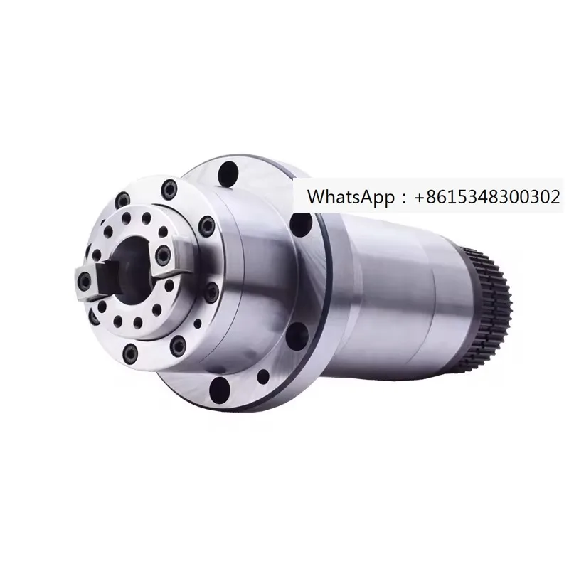 6000rpm 90mm Self-cooling Belt and pulley spindle shaft turning steel drilling belt drive cnc BT30 atc spindle milling spindle