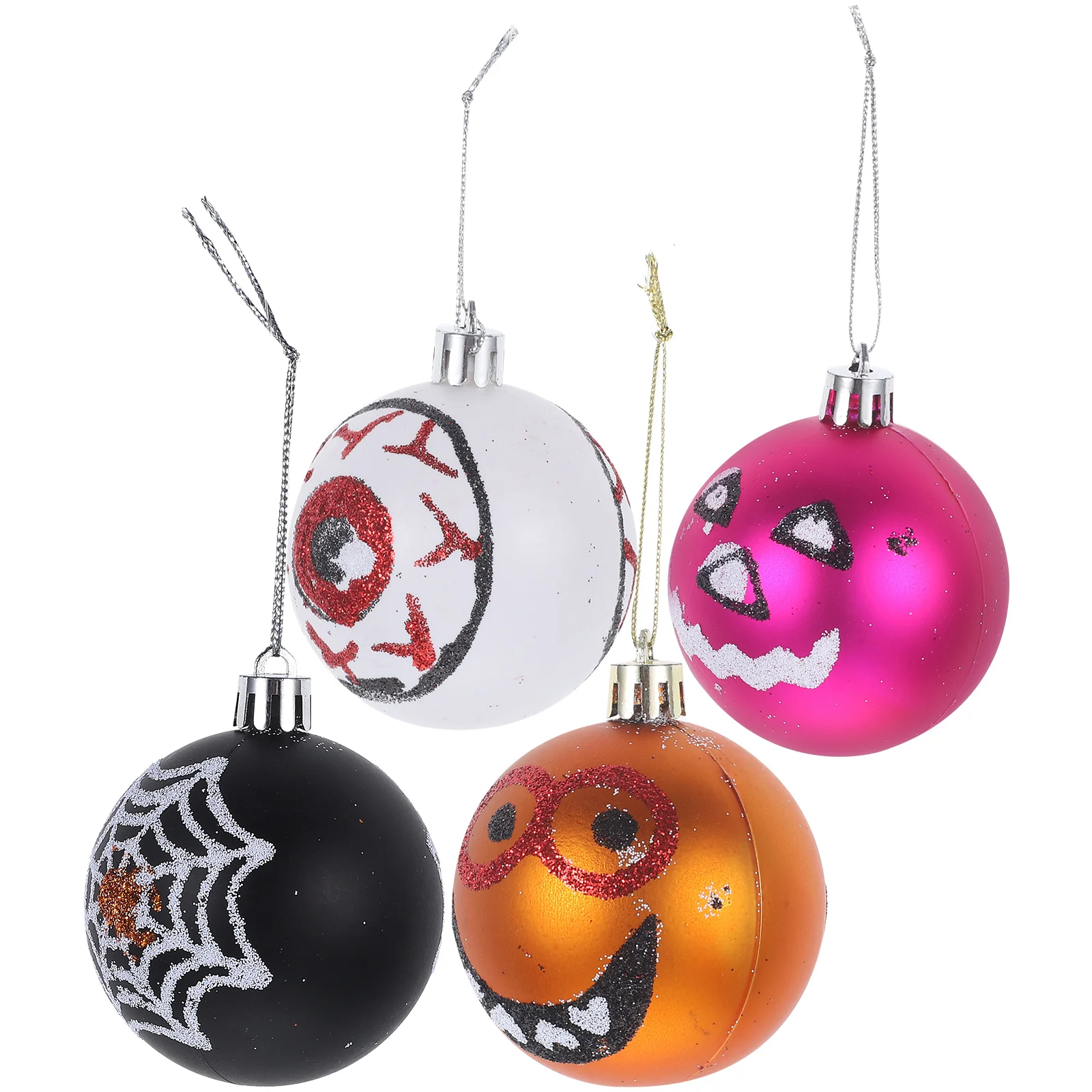 

12 Pcs Halloween Decoration Set Plastic Matte Finish Party Supplies Hanging naments Home Office Hotel Decor Booster