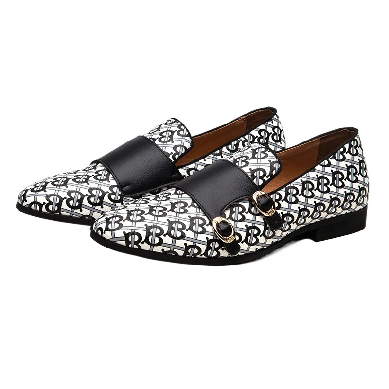 Men Business Shoes Large-size Men's Casual Leather Shoes Men Loafers Korean Version of Trendy Spring Casual Shoe