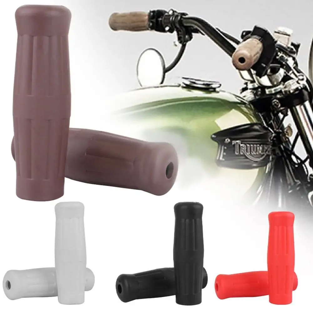 Rubber Motorcycles Grips Vintage Motorcycle Handlebar Universal Hand Grip Bar for Harley